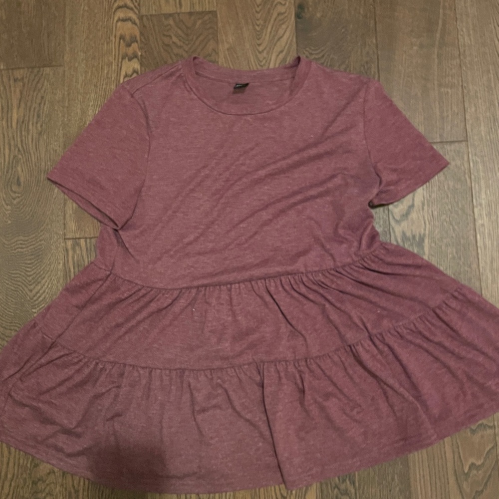 Shein ruffled top